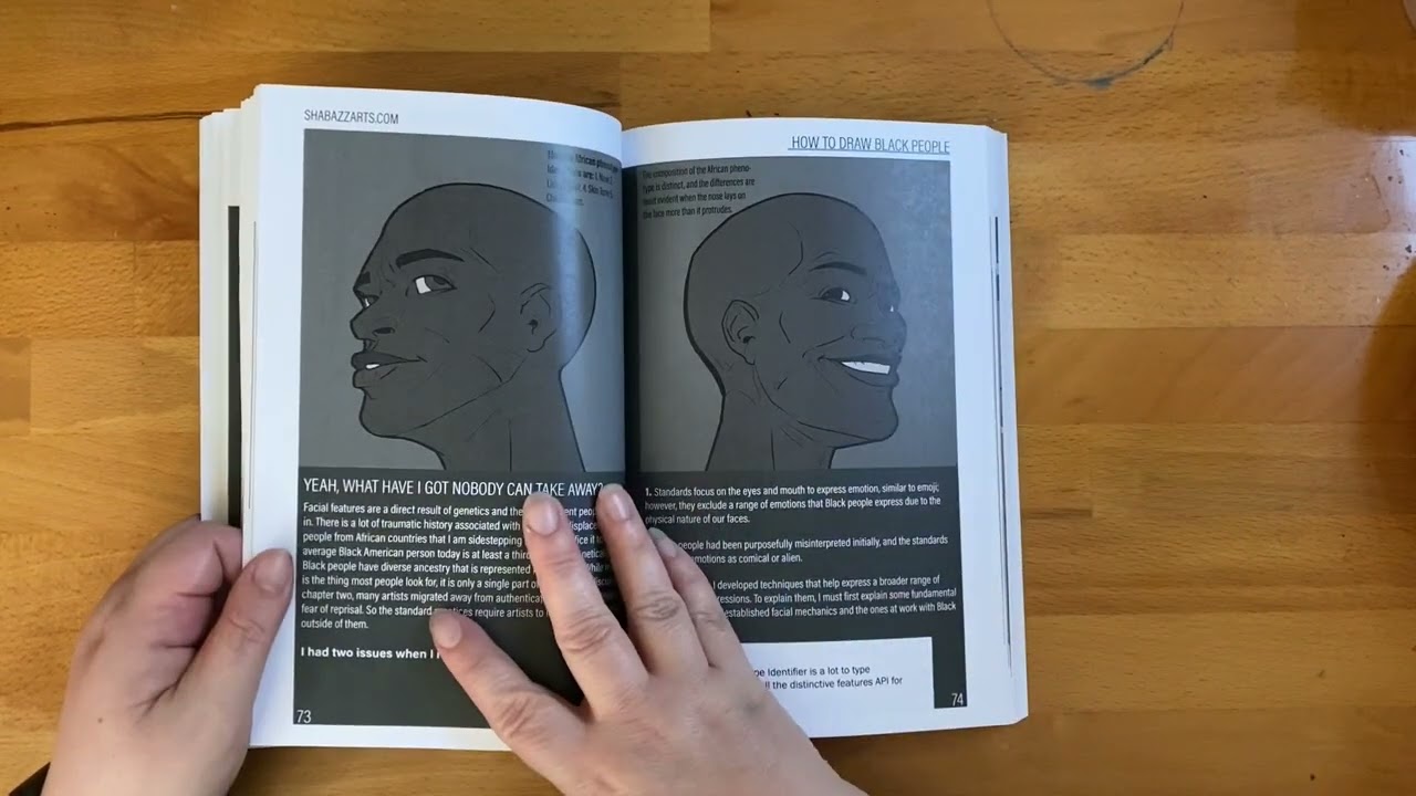 Sarah Darkmagic Flips Through How To Draw Black People Volume 2!