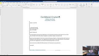 Word 365 Chapter 8 Grader Project Walkthrough
