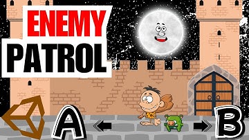 How to create an Enemy Patrol in Unity - enemy AI unity (Unity Tutorial)