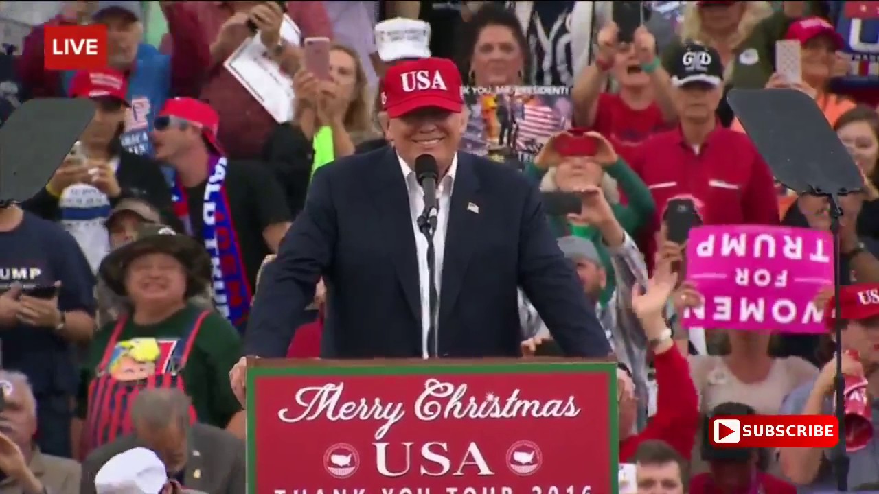 Donald Trump Rally in Mobile, Alabama 12 17 2016 - YouTube