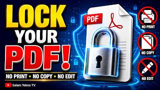 How to Protect PDF from Printing, Copying & Editing