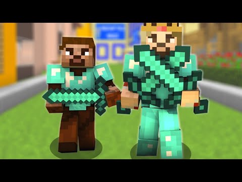 ZENGİN VE FAKİR ŞEHRE BASKIN YAPIYOR! ? - Minecraft