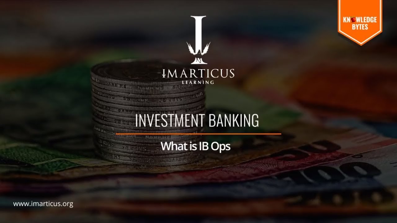 what is investment banking