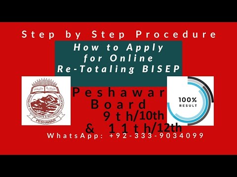How to Apply for Online Re-Totaling BISEP 2022