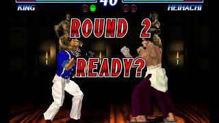 Tekken 2 ( PS1 ) - King - Arcade Mode - Original Music ( Feb 8, 2018 )
