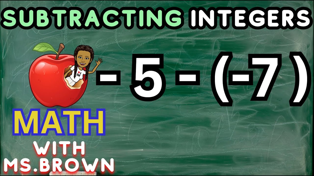 how-to-subtract-integers-grade-6-8-youtube