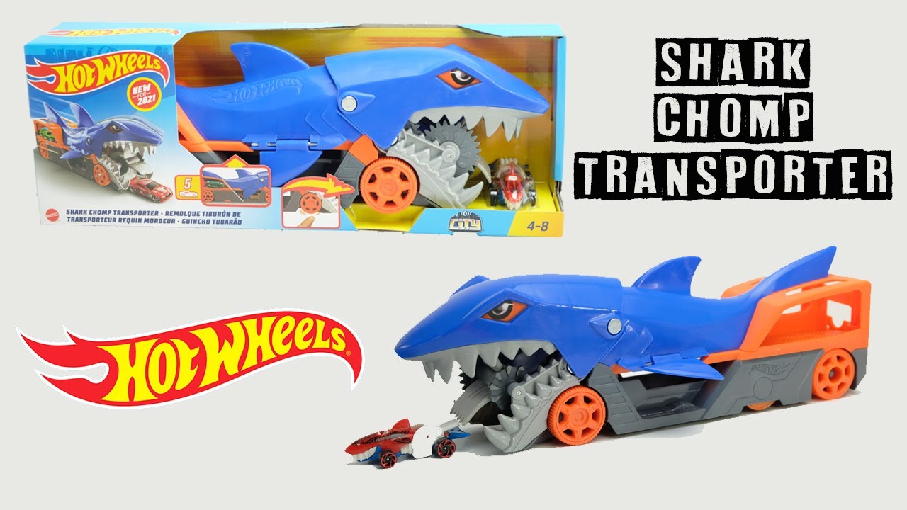 Hot Wheels Shark Chomp Transporter 