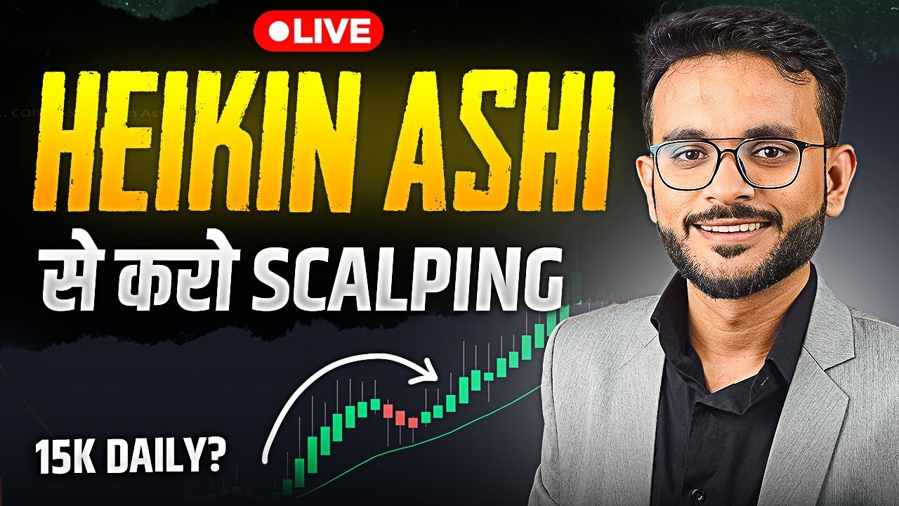 🔴 Live Scalping Strategy Using Heikin Ashi Indicator | ft. @tradehunter458