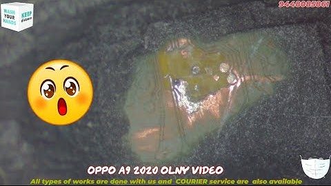 Oppo A9 2020 CPH1937 Cpu Drilling Dead 4line Track Missing JOB DONE BY BLUESTAR MOBILES