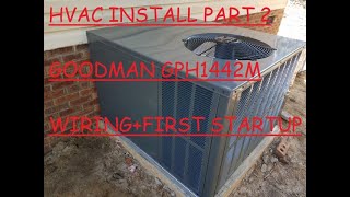 HVAC Install  Goodman 3.5 Ton Package Heat Pump 11162018 PART 2 OF 2