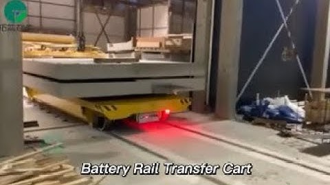 Material Handling Battery Rail Cart,Electrical 25 tons transfer trolley