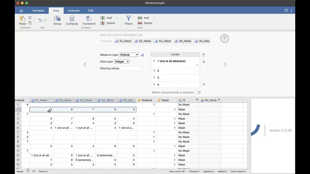 IF Statements in jamovi to Calculate Condition-Specific Total Scores