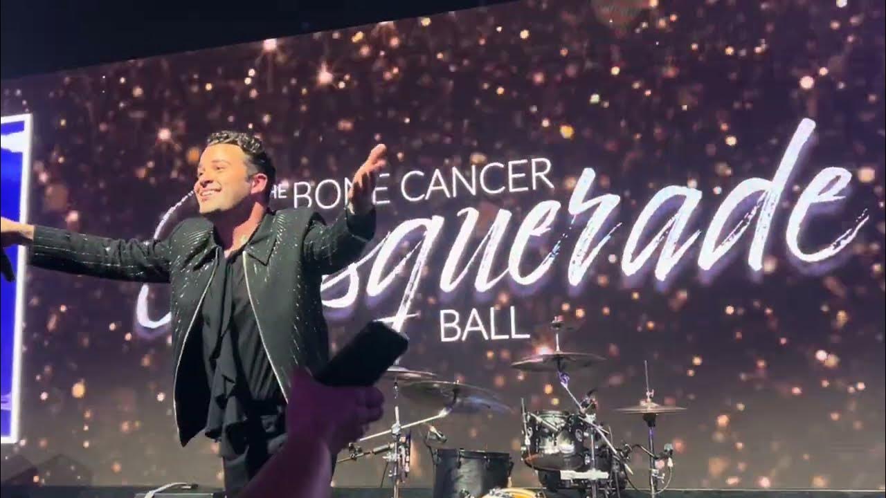 Joe McElderry at the Bone Cancer Masquerade Ball, Leeds I Will Always