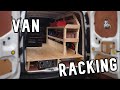 RACKING out my VAN | How did I do it?  FORD Transit Connect.