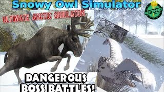 🦉Snowy Owl Simulator-DANGEROUS BOSS BATTLES!-Ultimate Arctic Simulator-By Gluten Free games screenshot 3