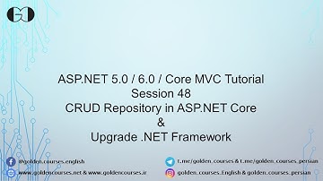 CRUD Operations in .NET Core & .NET Framework Upgrade – Session 48