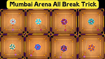 Mumbai Arena Carrom Disc Mode All Break Trick 🔥 Carrom Pool Break Trick ❤