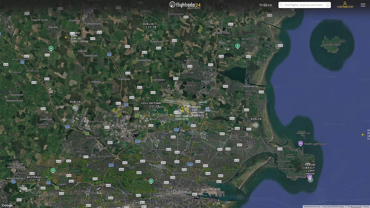 Dublin EIDW Flightradar24 Livestream with Live Air Traffic Control 31/01/2026