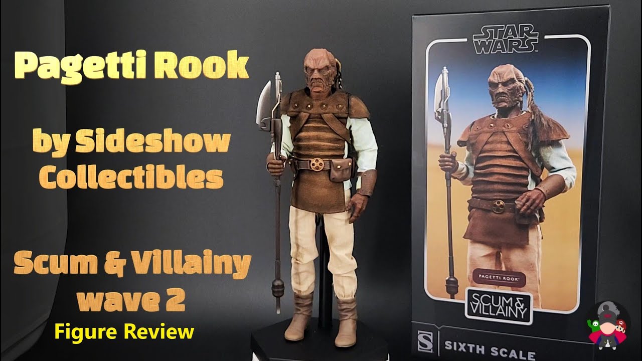 Обзор фигурки Паджетти Рук от Sideshow Collectibles - Scum & Villainy, вторая волна.
