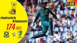 South Africa vs Australia | Heinrich Klaasen 174 (83) Runs Innings | Match Highlights | Cricket 22