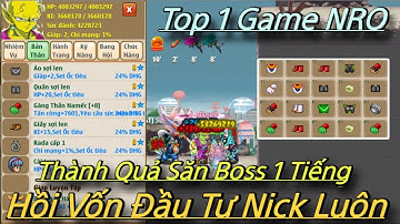 Hồi Ức Ngọc Rồng - Top 1 namec ôm boss xên con 1 tiếng kiếm được 5 triệu tiền đồ cực đã !