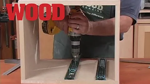 How to Install Drawer Slides in Cabinets -- WOOD magazine