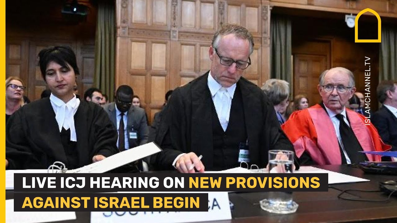 LIVE: ICJ HEARING ON NEW PROVISIONAL MEASURES AGAINST ISRAEL