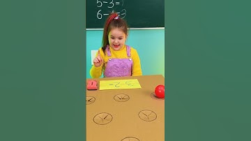 Learn Numbers With Your Hands! 🎨💡 This Cardboard Math Hack Is Brilliant! #shorts #craft