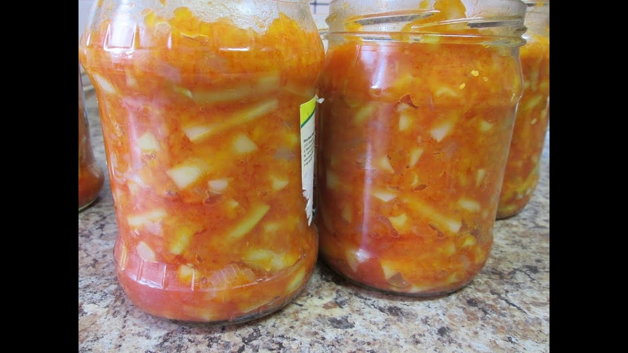 Sałatka z fasolki szparagowej a la sos grecki na zimę