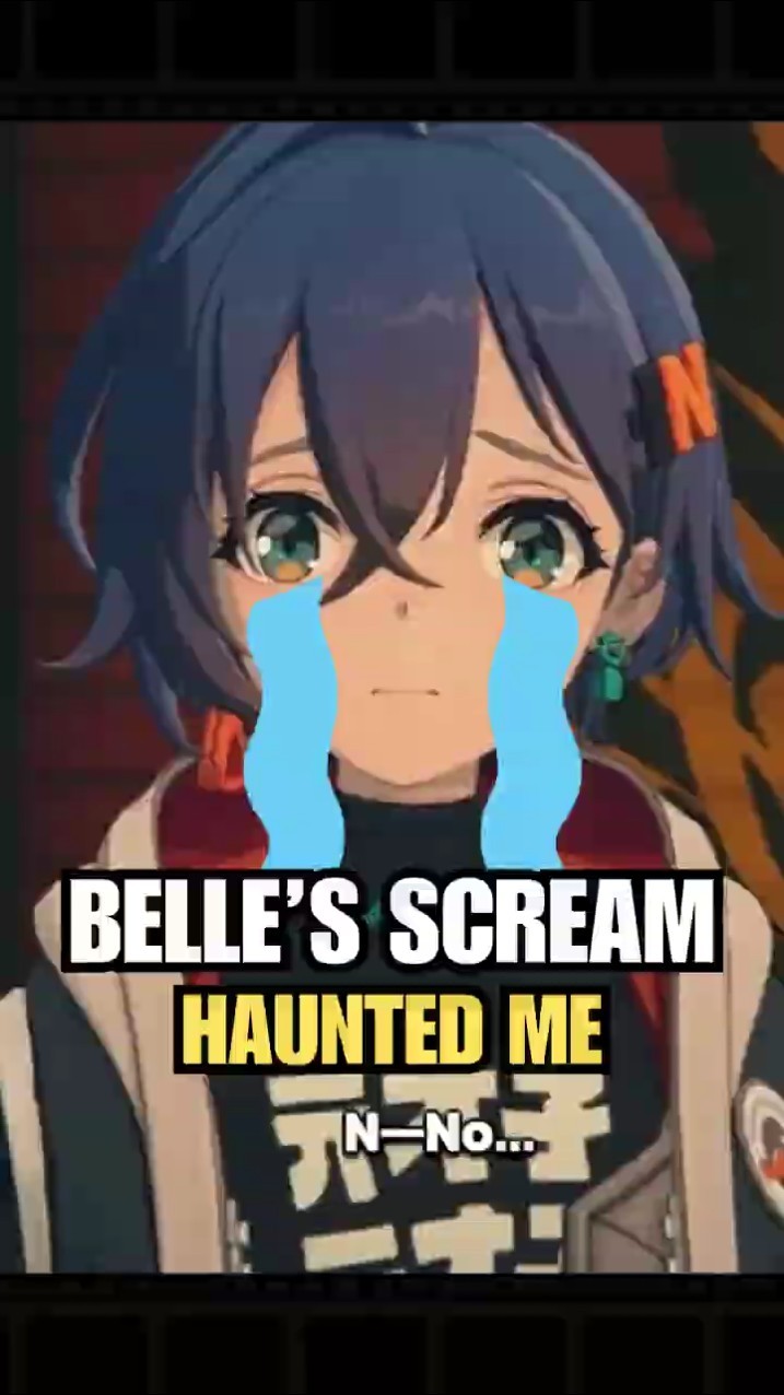 Belle's miserable scream, She really doesn't want to lose her