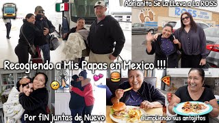 Mama Rosa y papa Juan llegan a USA🚍🇺🇸 Los Primeros antojos de mis Papas🍔🍕Por FIN JUNTAS de nuevo😭🙏🏼