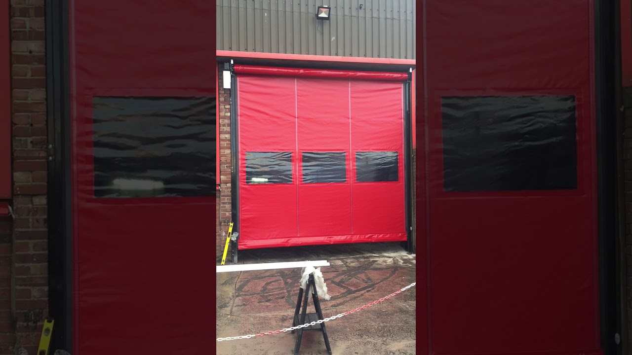 Rapid Roller door being installed and set up in Newcastle YouTube