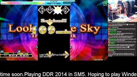 [Stepmania] DDR 2014 - Look To The Sky (True Color Mix) - PFC - 4 Perfects.