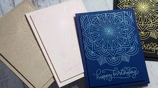 Famous Easy Foil Quill Birthday Card Making Ideas - Silhouette Studio Tutorial Included Profile