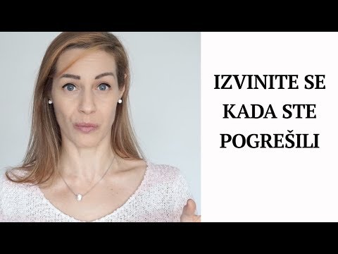 Video: Kako Se Nekome Izviniti