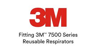 How to fit 3M HaftMask to your face 7502 Series