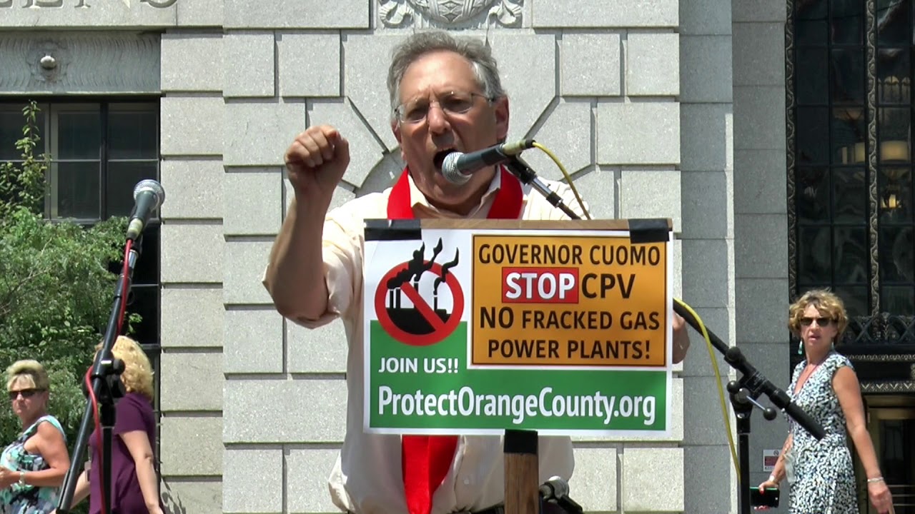 Michael Sussman Randy introducing Michael Sussman Civil Rights Lawyer Rally Albany , NY 8 10 201