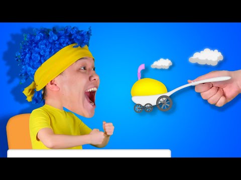 Eat With Toy Spoon | D Billions Kids Songs