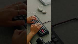 MKBHD Custom Luxury Keyboard Typing Test ASMR #shorts #mechanicalkeyboard