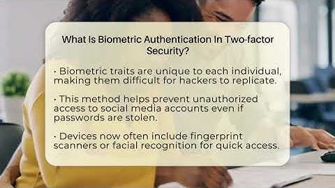 What Is Biometric Authentication In Two-factor Security? - Everyday-Networking