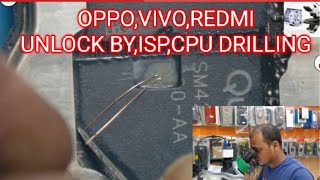 How To Unlocking Oppo,Vivo,Redmi,Cpu Drill isp Line Jumper