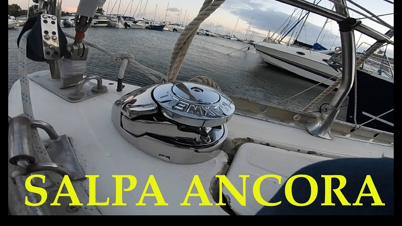 ⁣Montaggio del salpa ancora sul jod 35 