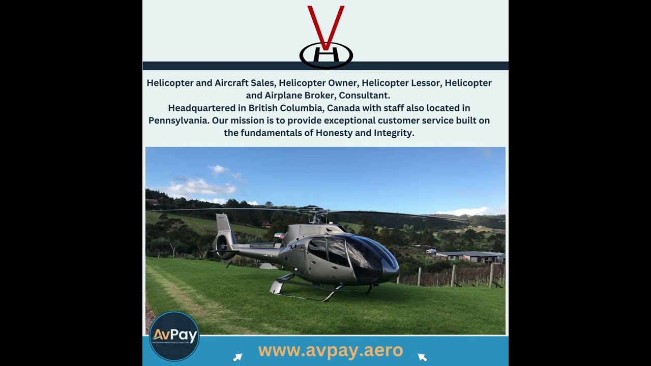 Victoria Helicopters - Helicopter Broker in Canada