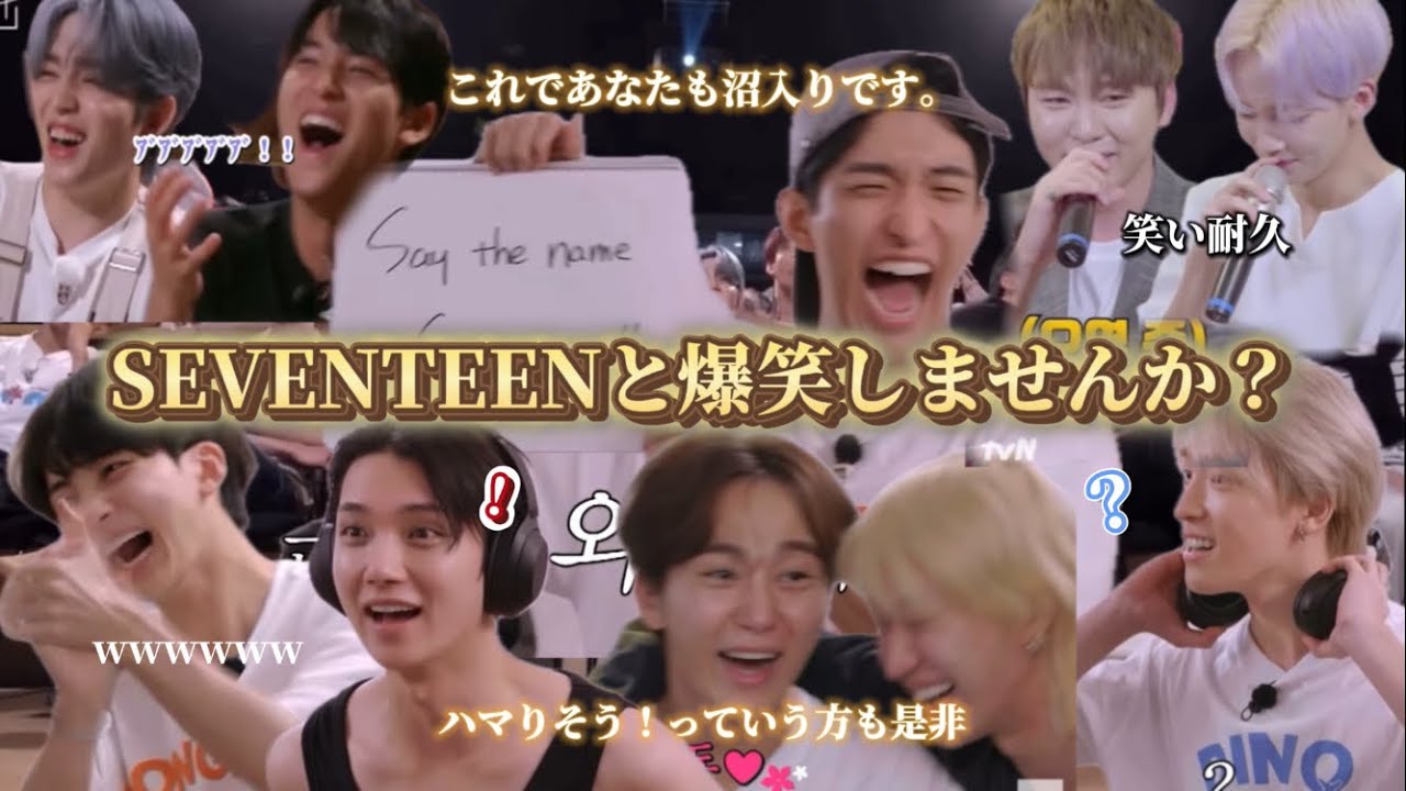 【SEVENTEEN爆笑シーン】 個人的に好きなシーン集めてみました🤚🏻 #seventeen #セブチ #面白い #まとめ