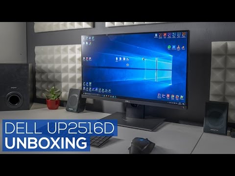 DELL UltraSharp UP2516D - Unboxing and Assembly