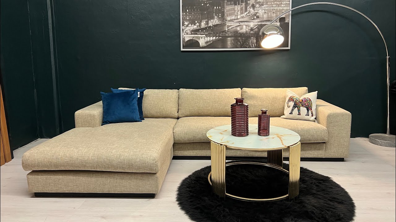 GRATIS FRAKT - Kupp! Nyrenset Bolia Sepia design hjørnesofa (2416) 