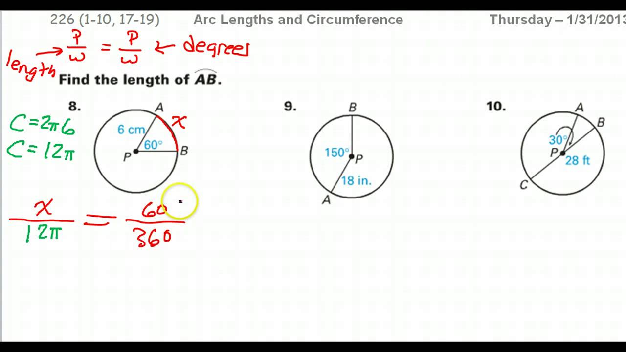 How to Find Arc Length: Formulas and Examples