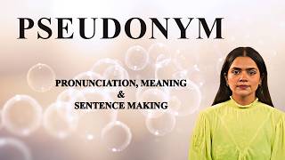 Pseudonym - Meaning_&_Pronunciation_Word_World_Audio_Video_Dictionary