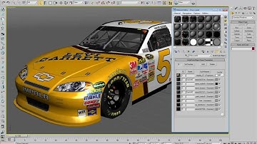 3DS Max 8 Tutorial - Changing Paint Schemes with Cup11s Models