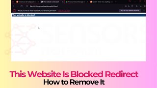 "This Website Is Blocked" Redirect Virus - Removal Guide